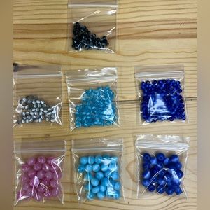 Cat’s Eye Beads - 4mm & 8mm - Blue, Black, Gray, Pink